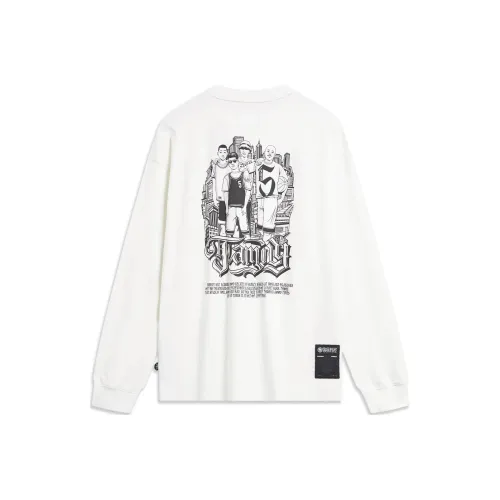 Подкладка x Mister Cartoon Badfive Рукав с спущенным плечом T-рубашка Унисекс Айвори