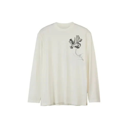 Y 3 GFX LS Tee T-Shirt Унисекс Белый