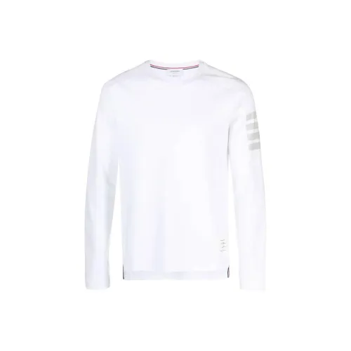 THOM BROWNE Белая Мужская T-рубашка