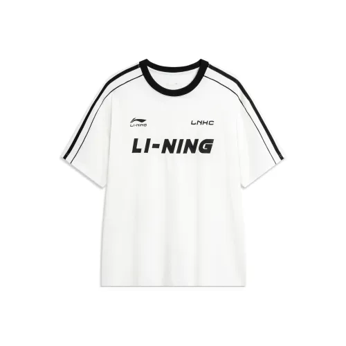 LINING Sports Fashion Collection Сливочный Унисекс T Рубашки