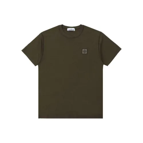 Stone Island Оливковая Мужская T-Рубашка