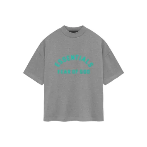 Fear Of God Essentials T-Shirt Мужской Темно-Пшеничный Серый