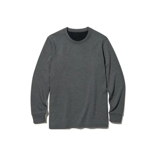 UNIQLO Темно-серые мужские футболки T