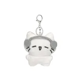 Котенок с наушниками, подвеска 6 см