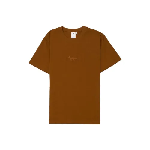 PUMA Коричневая Унисекс Футболка