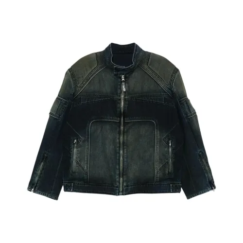 JUUN.J SS25 Denim Jacket Men's Navy Blue