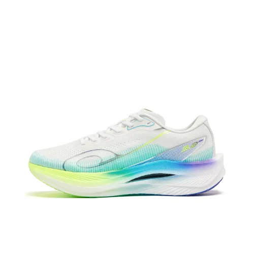 QIAODAN Strong Wind 3,0 PRO Беговые кроссовки Низкий верх Белый Зеленый Мужской