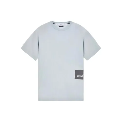 STONE ISLAND Рубашка Мужская Синяя