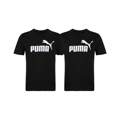 PUMA T-Shirt Мужской 2 упаковки черный