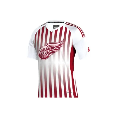 Adidas Red Wings Красный Белый Мужская Футболка