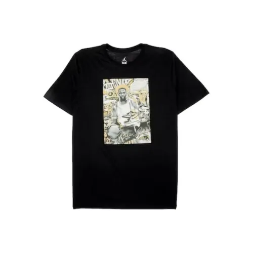 JORDAN Черные Мужские T-Рубашки