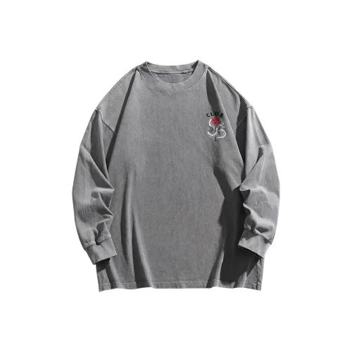 CLOR Серый Унисекс Футболка