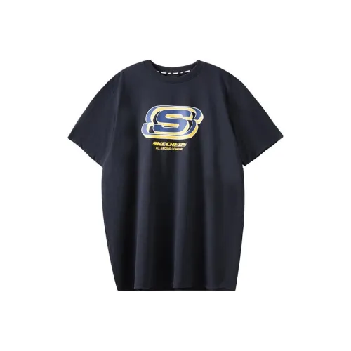 Skechers COLORFUL Угольно-черный Унисекс T Рубашки