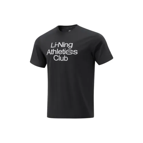 LINING Cool Tea T Черная мужская футболка