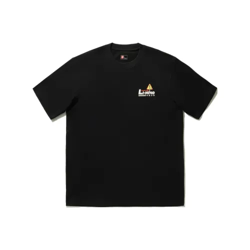 LINING Черная Унисекс Футболка