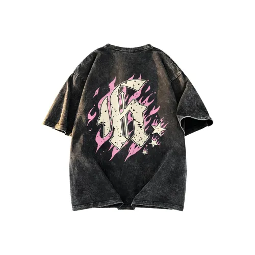 HAVR Повседневный Дышащий Тяжелый Короткий Рукав Т-Рубашки Унисекс