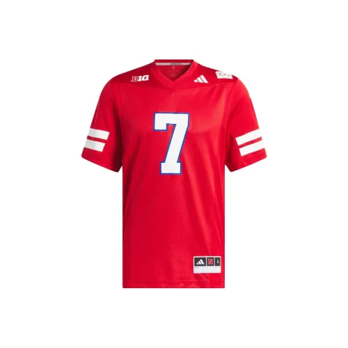 Adidas Nebraska Red Мужская футболка