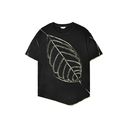 VALLEYOUTH T-Shirt Унисекс Летний Ночной Черный