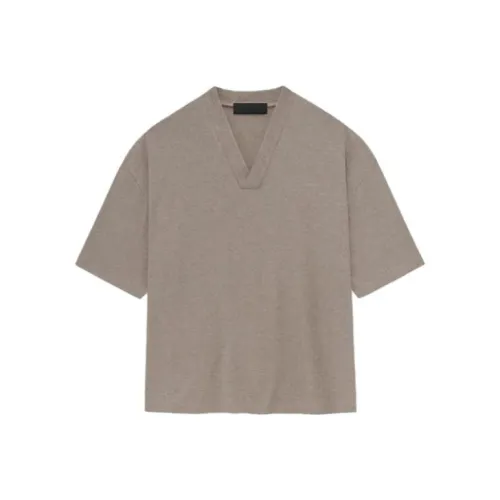 Fear of God ESSENTIALS FW23 Cloud Series T-Shirt Мужской Меланж Серый Меланж Серый