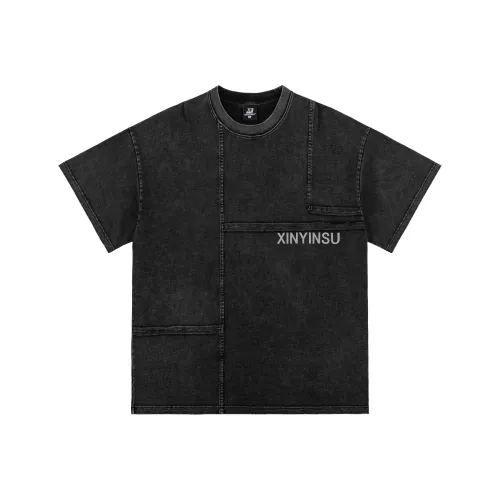 XINYINSU Черная унисекс футболка