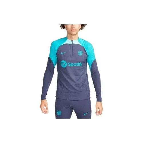 Nike Thunder Синий/Аква Светло-Зеленый Мужская T-Рубашка