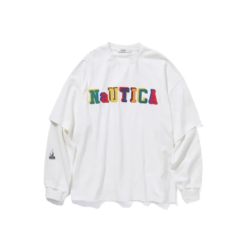 Nautica White Sail T-Shirt Унисекс