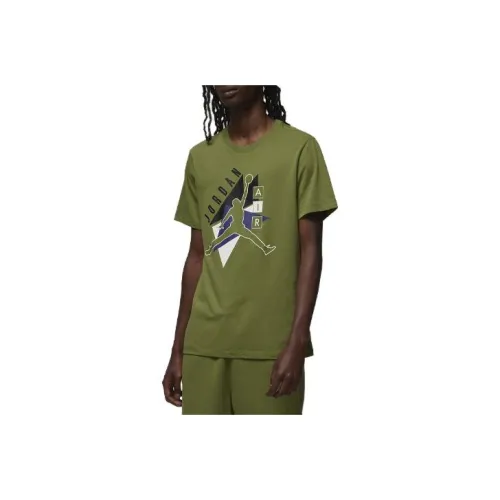 JORDAN BRAND T-Shirt Мужской Светлый Оливковый