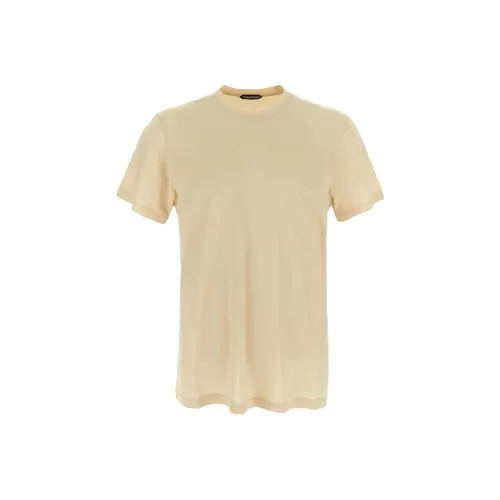 TOM FORD Бежево-желтые Мужские T-рубашки