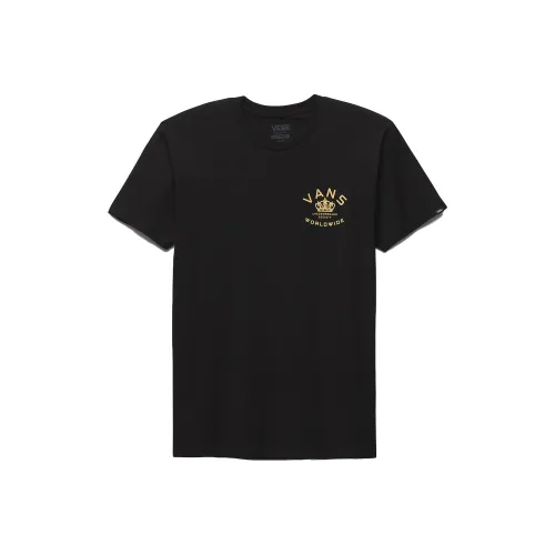 Vans Checkerboard Society T-Shirt Унисекс Черный