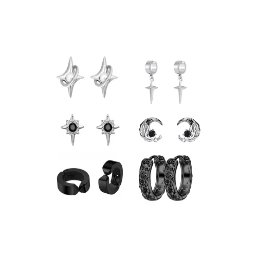 KOREET Серьги-гвоздики из серебра 925 пробы унисекс