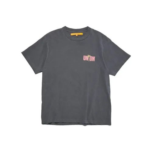 UNION T Рубашка Мужская Винтажная Черная