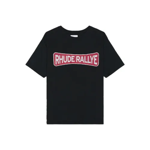RHUDE Мужские черные T-рубашки