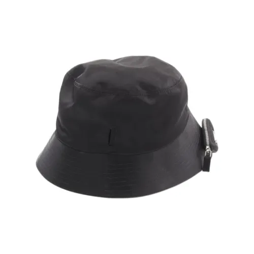 PRADA Nylon Аксессуары для мобильных устройств Шляпы ведра Мужской Черный