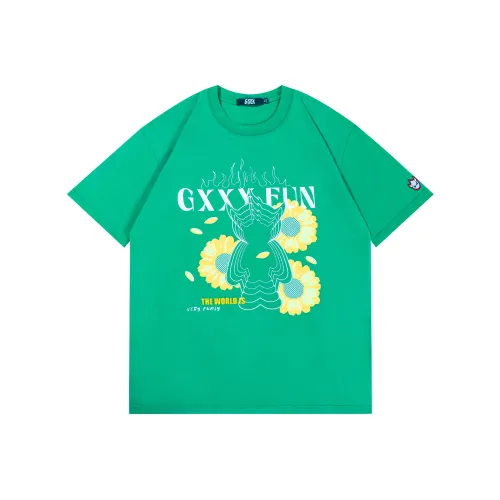 GXXX BV Зеленая Унисекс Футболка