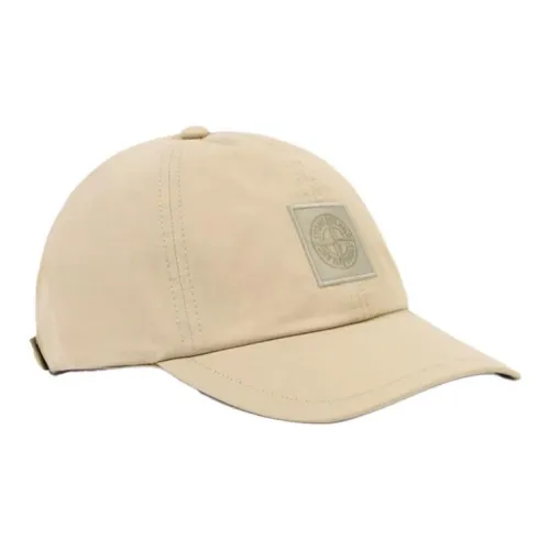STONE ISLAND Хлопок Холст Кепки Унисекс Бежевый