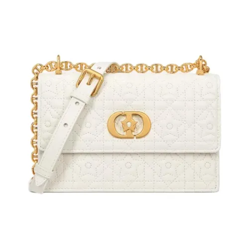 DIOR Miss Caro Lambskin Плечевая сумка Mini Женская Ecru