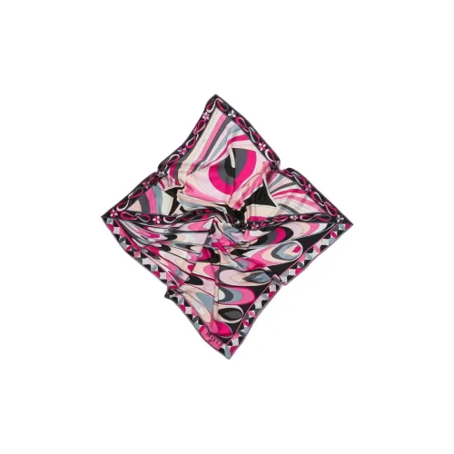 EMILIO PUCCI Шелковые шарфы Женские Розовый