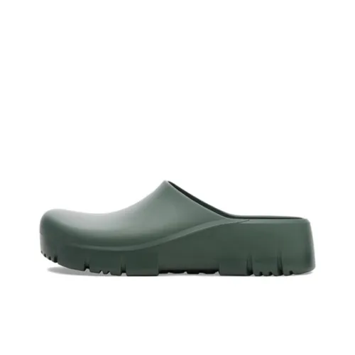 Birkenstock Домашние тапочки устойчивые унисекс зеленые обычный крой свободный