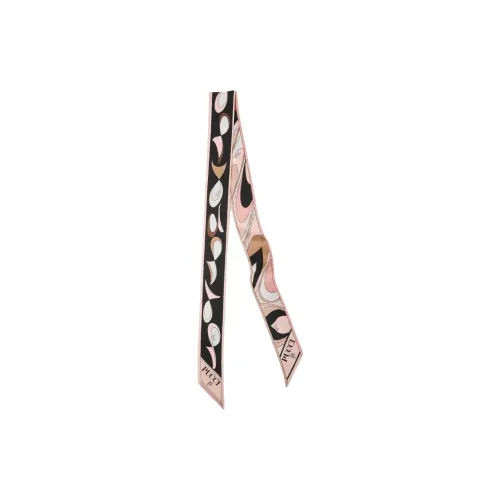 EMILIO PUCCI Шелковые шарфы Женские Розовый