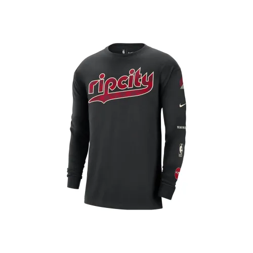 Nike Мужские черные футболки