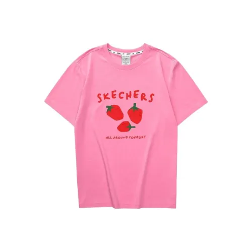 Skechers Пудрово-розовый/004C Унисекс Футболка