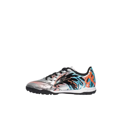 LINING YOUNG Sports Life Collection Strike Hawk Низкие Детские Футбольные Бутсы Серебряные Детские