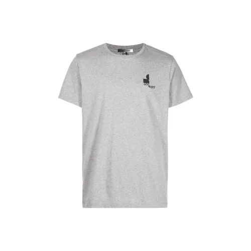 ISABEL MARANT FW23 T Рубашка Мужская Серого цвета