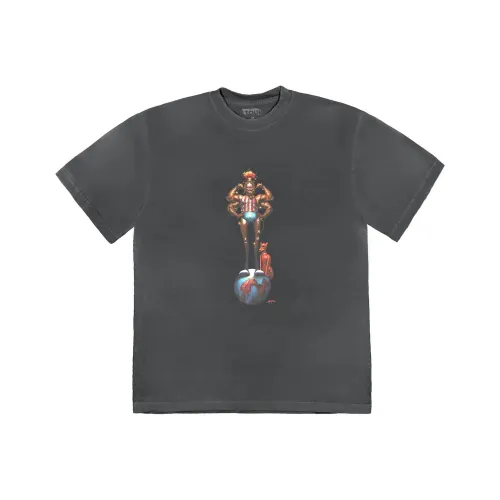 Travis Scott FW23 T-Shirt Мужской Темно-Серый