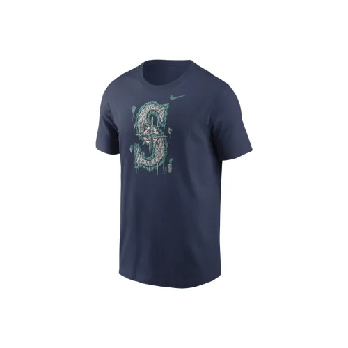 nike Seattle Mariners Hometown T-Shirt Мужская Морской Синий