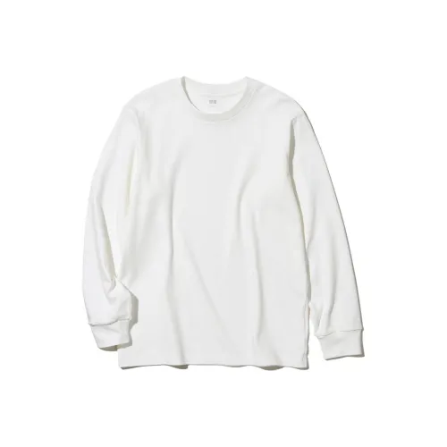 UNIQLO Белая унисекс футболка