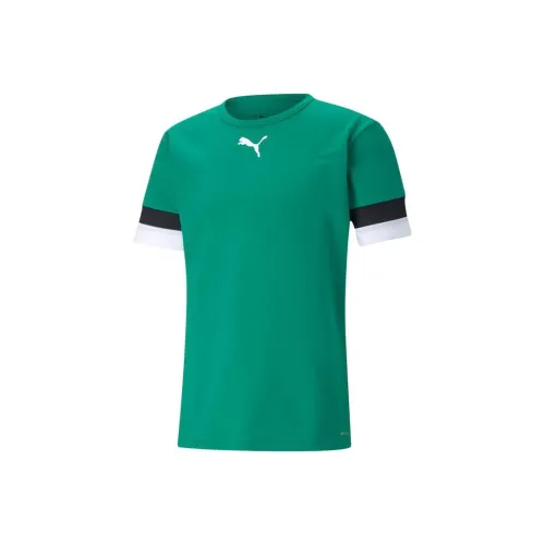 PUMA PUMATECH Зеленый Мужской T-Рубашки