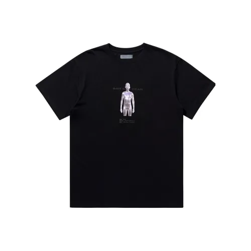 SAN SAN GEAR Мужские черные футболки
