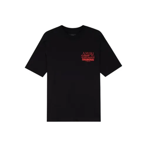 AMIRI Мужские черные футболки