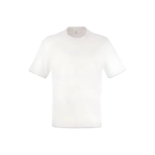 BRUNELLO CUCINELLI Белая Мужская Рубашка T